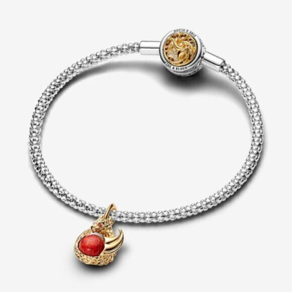 🌺Pandora Game of Thrones Dragon Fire Dangle Charm - Picture 3 of 4